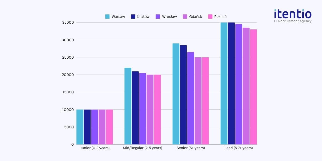 Golang Developer Salary in Poland 2024 vs Other Countries Itentio IT
