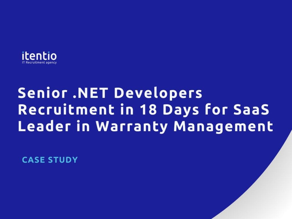 Senior .NET Developer Recruitment in 18 Days for SaaS Leader in Warranty Management